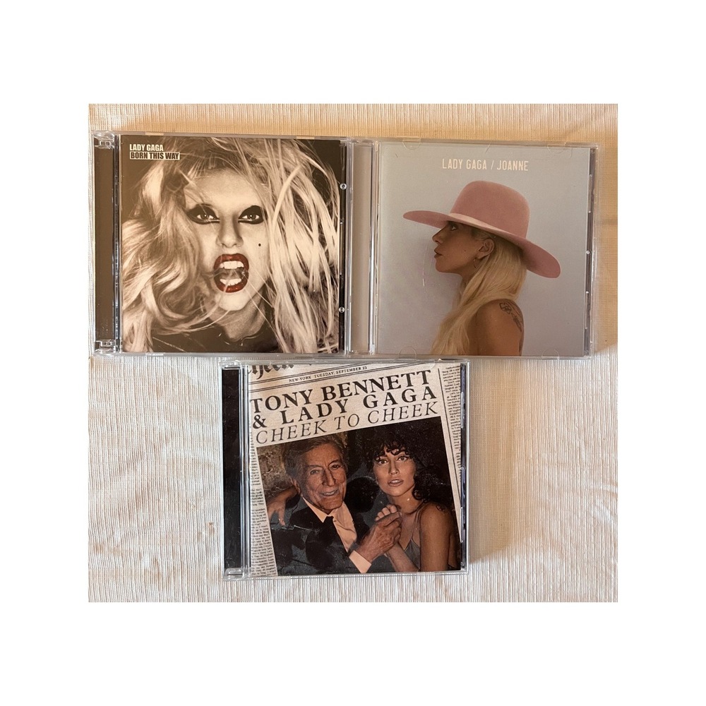 Lady Gaga CD Lot Born This Way Special Edition Joanne Cheek to Cheek Bennett